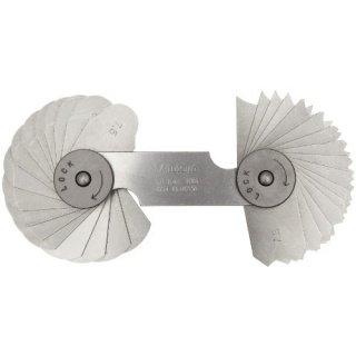 Dưỡng bán kính 1-7mm, 34 lá/bộ