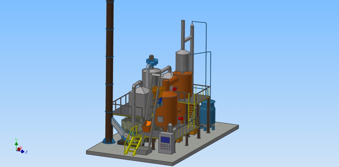 Lò đốt rác thải nguy hại bằng công nghệ sinh nhiệt