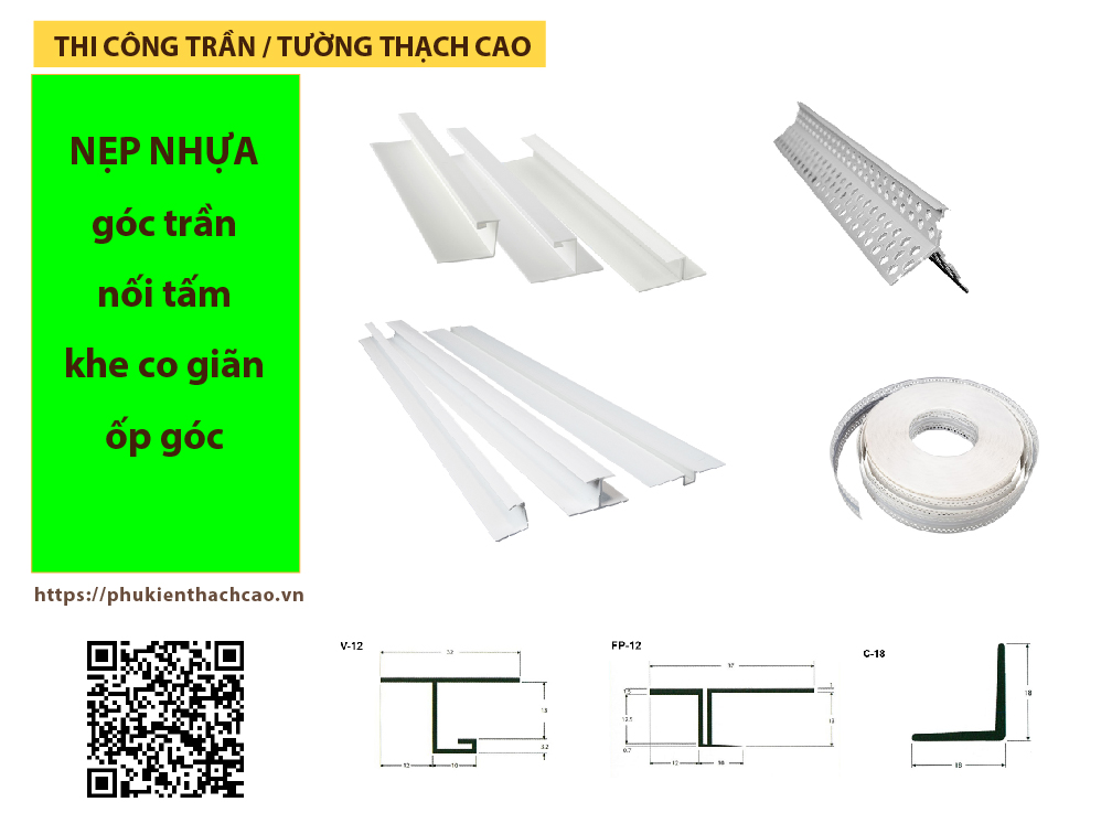 Nẹp góc trần Mikiri Fukuvi