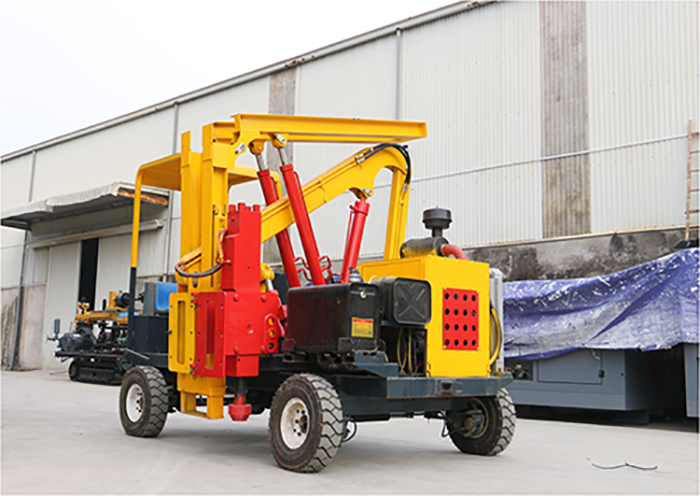 Máy đóng cọc hộ lan TZ 360