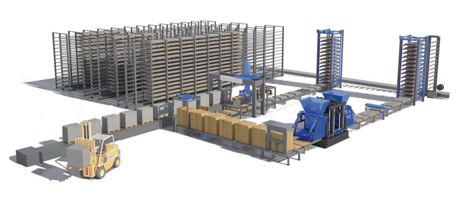 Dây chuyền sản xuất gạch không nung Z1500