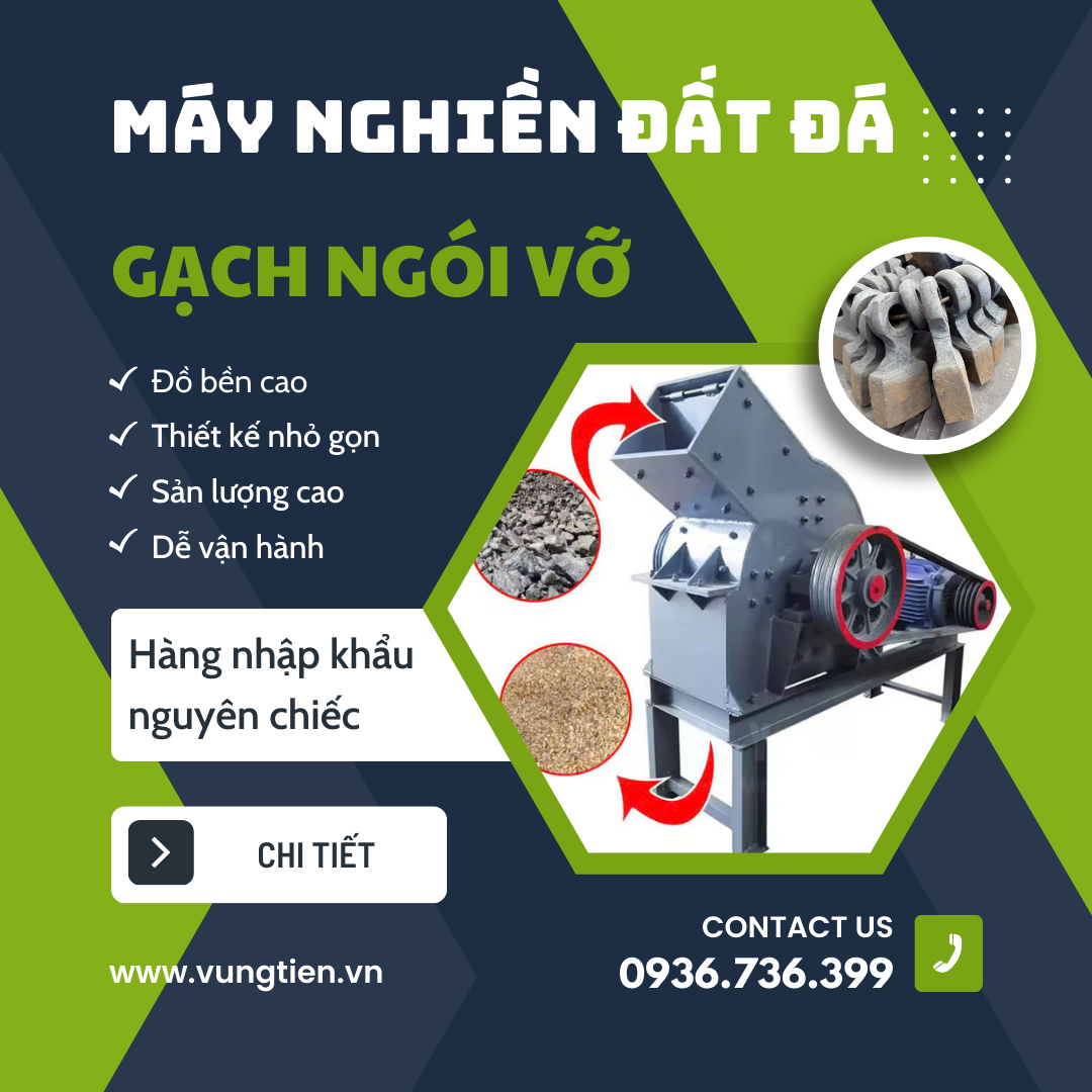 máy xử lý xà bần thành cát