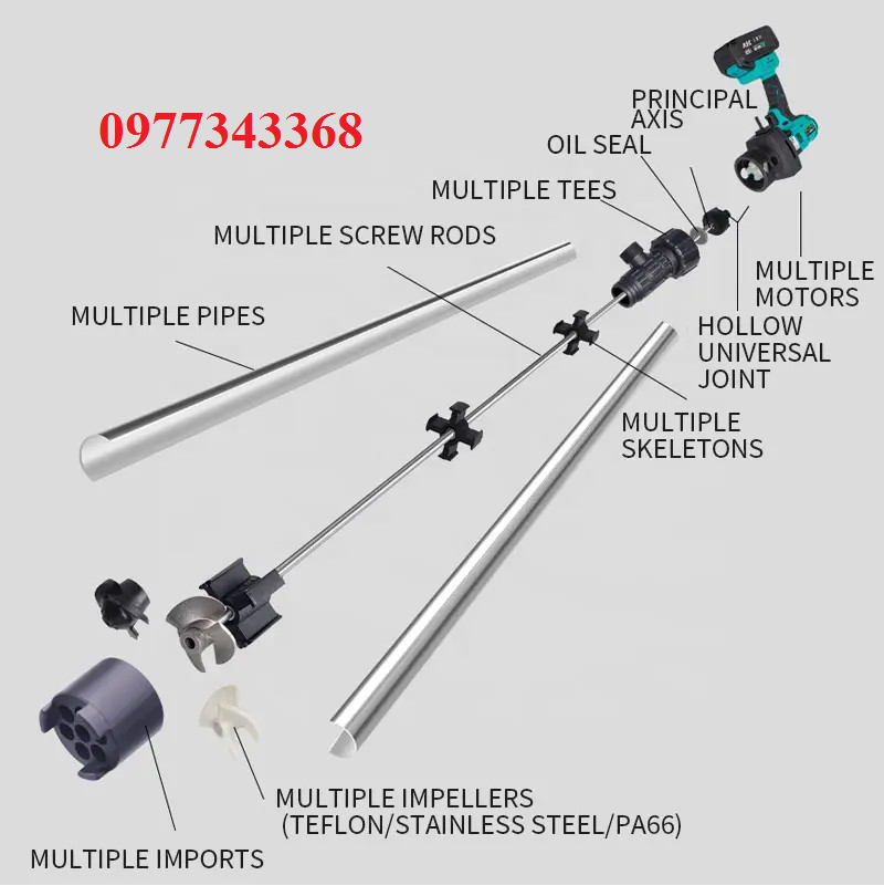 Bơm dầu thùng phuy chạy pin VNC 102- bơm dầu chạy điện cầm tay VNC 103