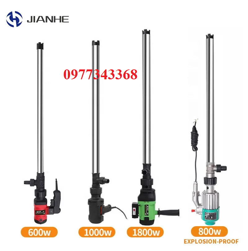 Bơm dầu thùng phuy chạy pin VNC 102- bơm dầu chạy điện cầm tay VNC 103