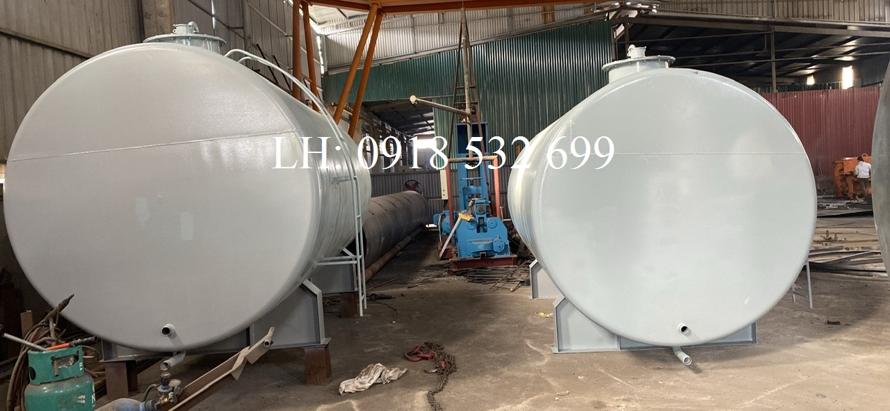 Bồn chứa xăng dầu 30 khối có chân