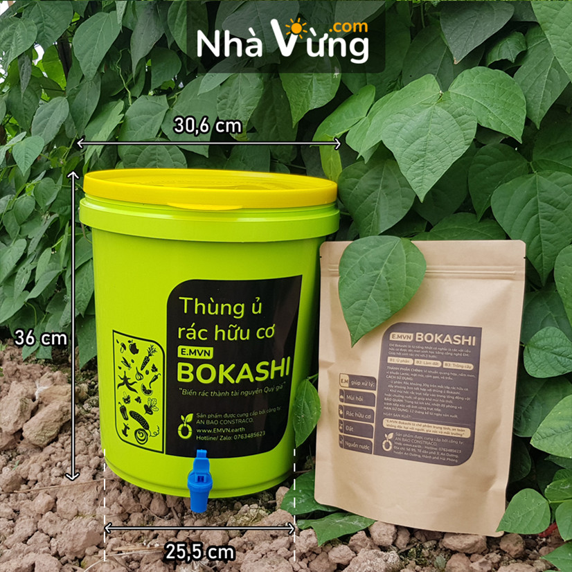 Ứng dụng công nghệ vi sinh vật hữu hiệu (EM) để xử lý rác tại hộ gia đình