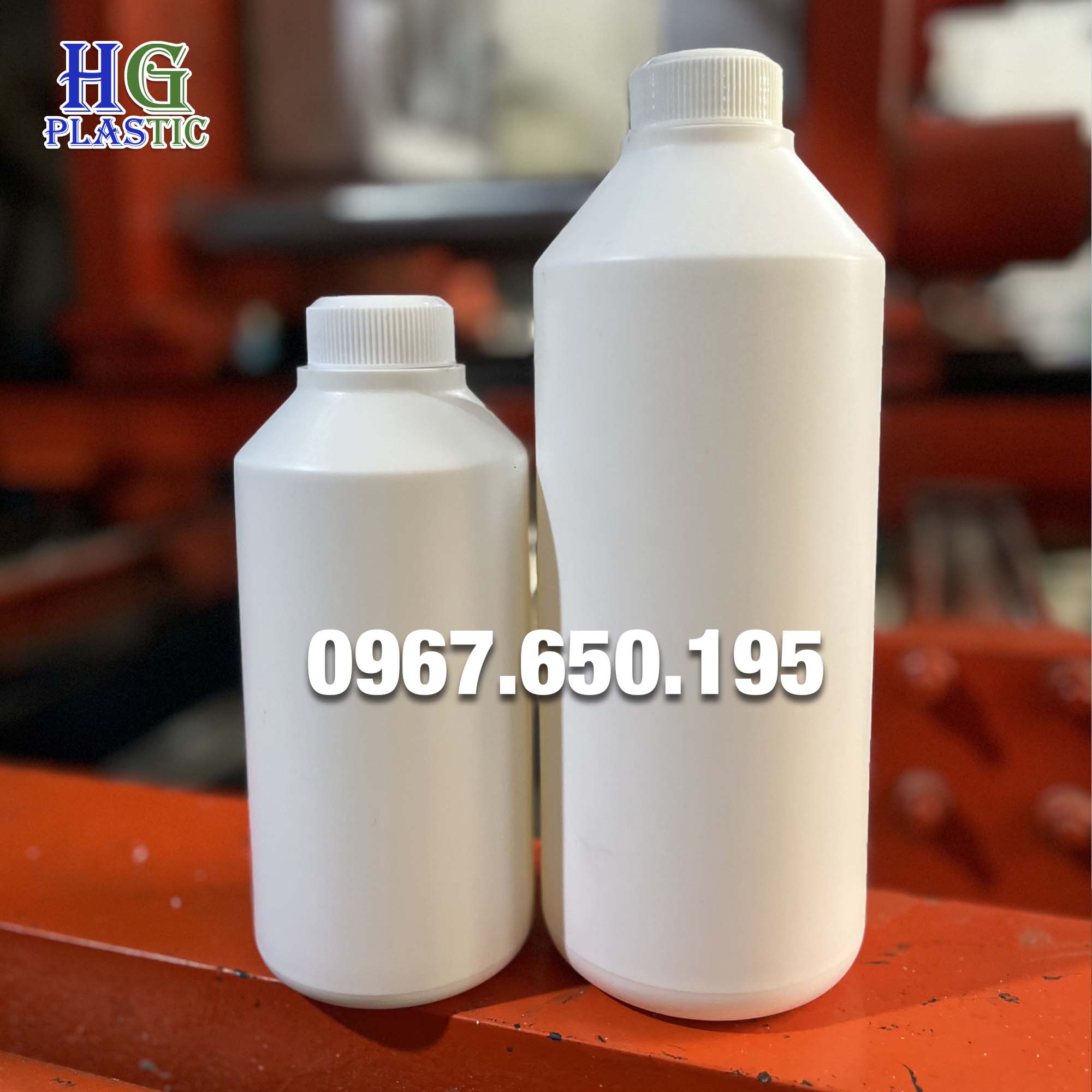 Chai nhựa 1000ml đựng hóa chất , chai nhựa 500ml, chai nhựa 250ml