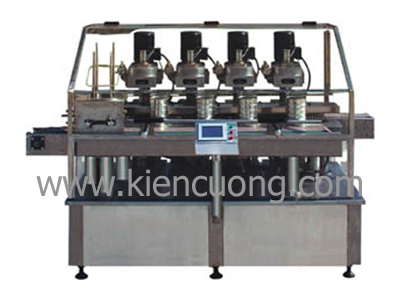 Máy hút chân không nạp nitơ và đóng nắp cho sữa bột