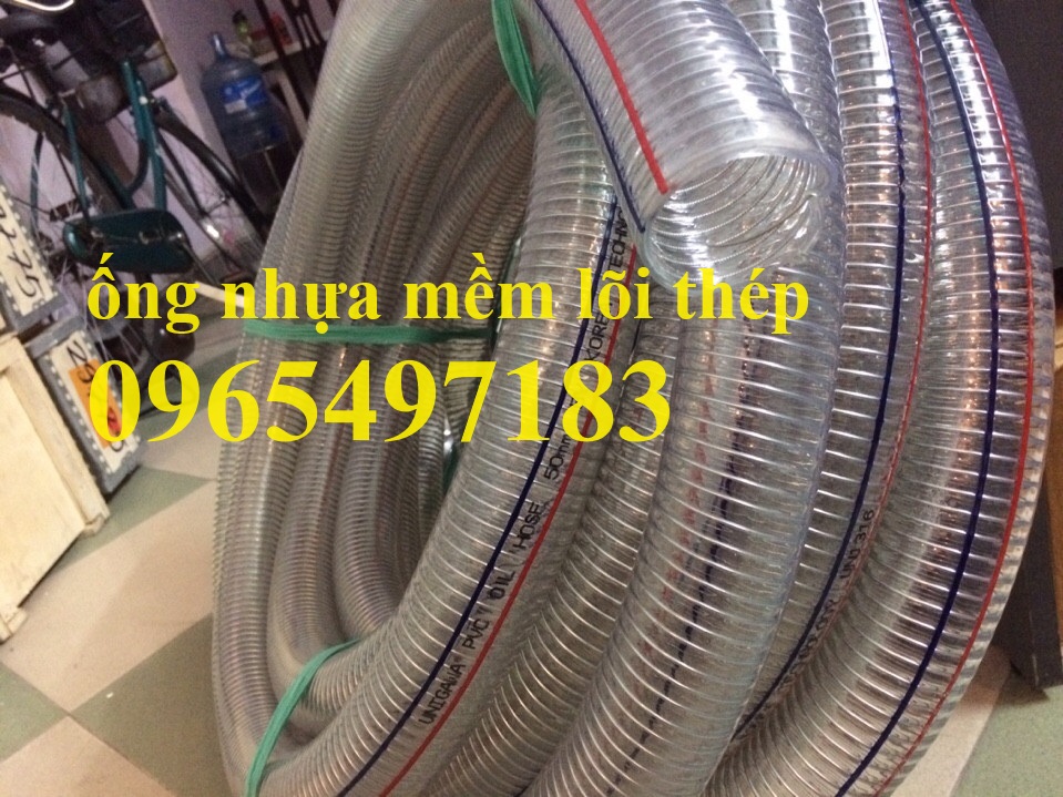 Ống nhựa mềm lõi thép phi 13 - phi 200