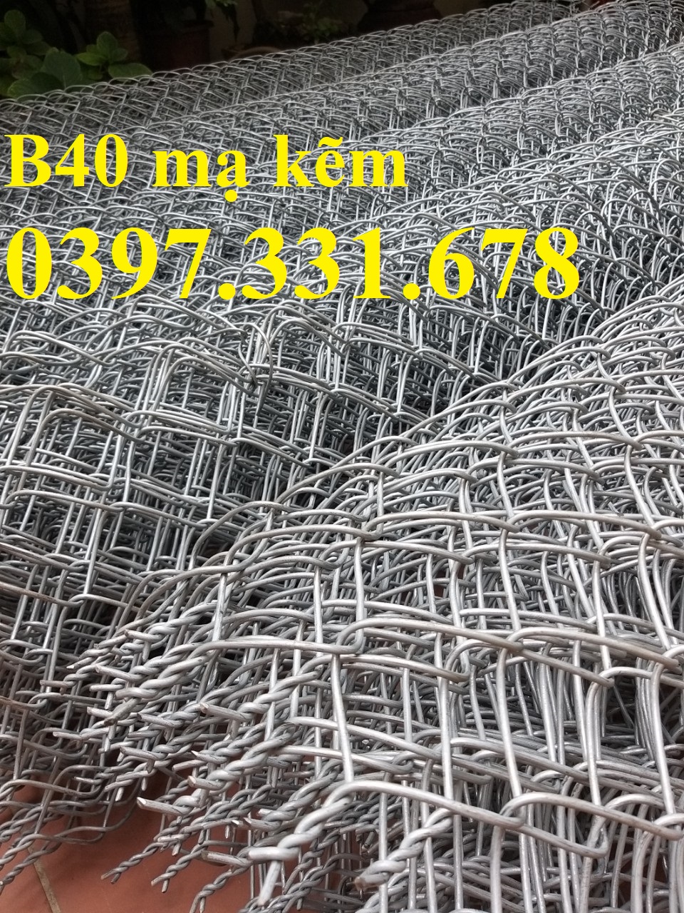 Lưới B40 mạ kẽm khổ 2,4m; 2.2m; 2m; 1.8m... Giao hàng toàn quốc