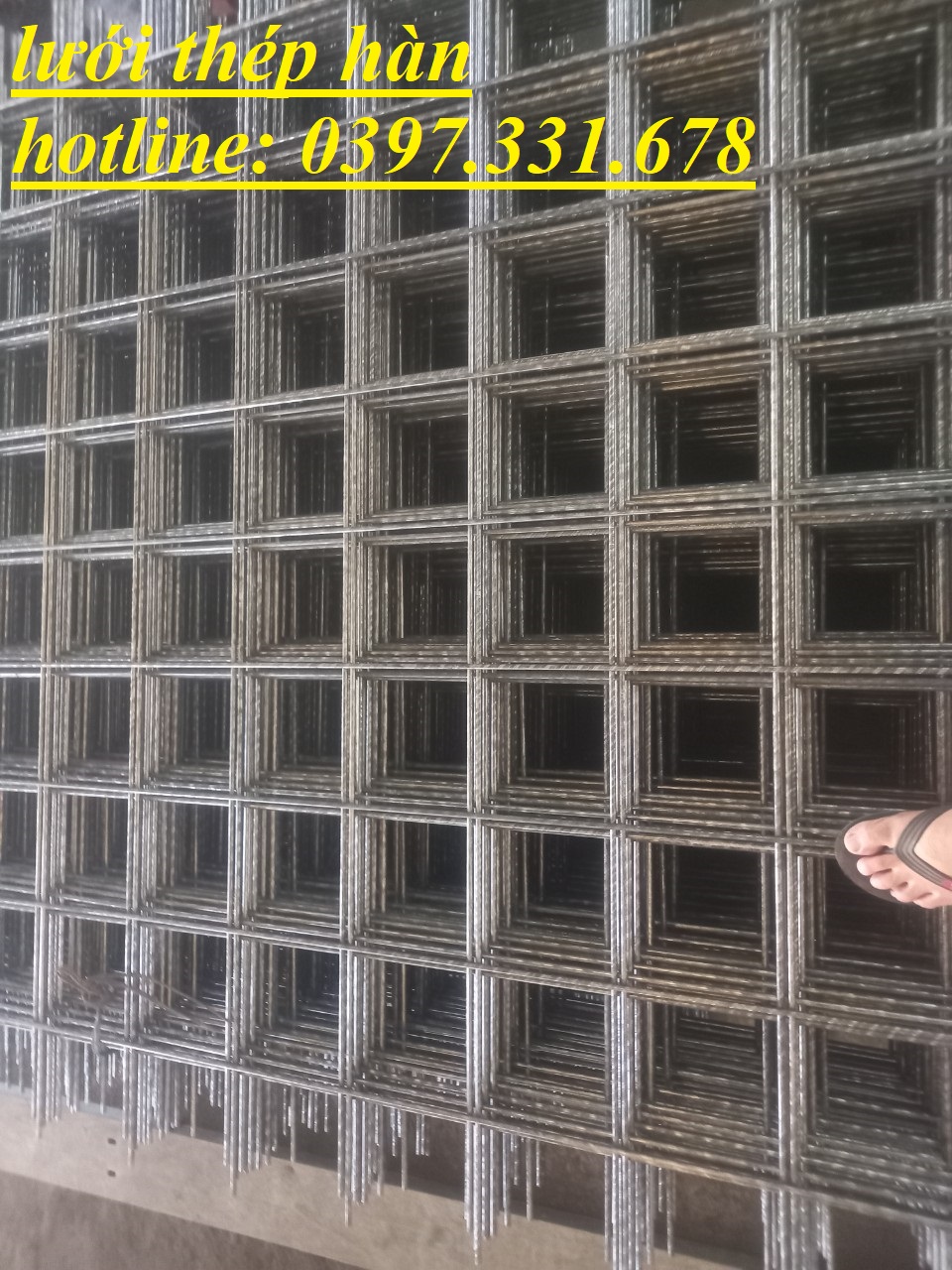 Lưới thép hàn, lưới thép hàn phi 6 A(100x100), lưới thép hàn đổ bê tông