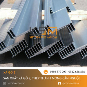 Nhận gia công sản xuất xà gồ Z