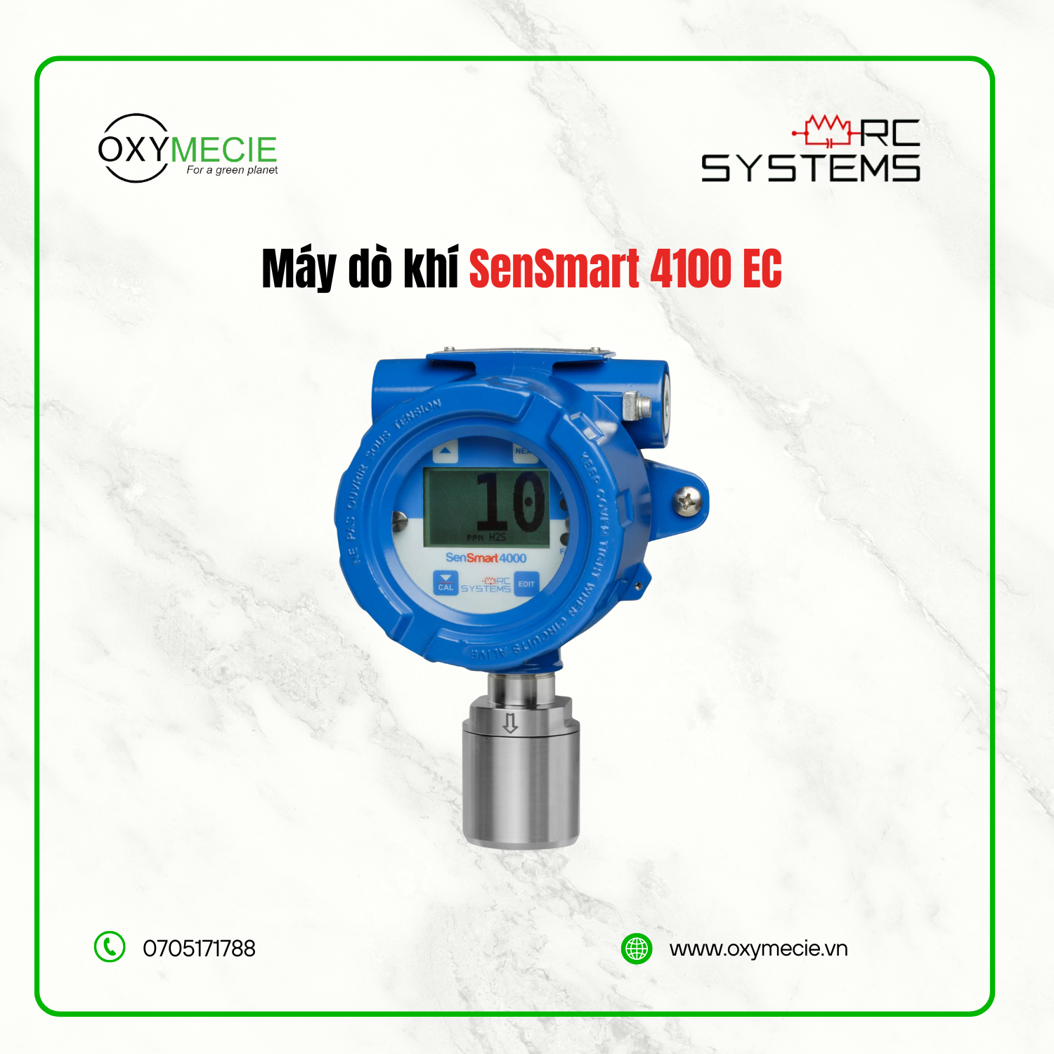Máy dò khí SenSmart 4100 EC
