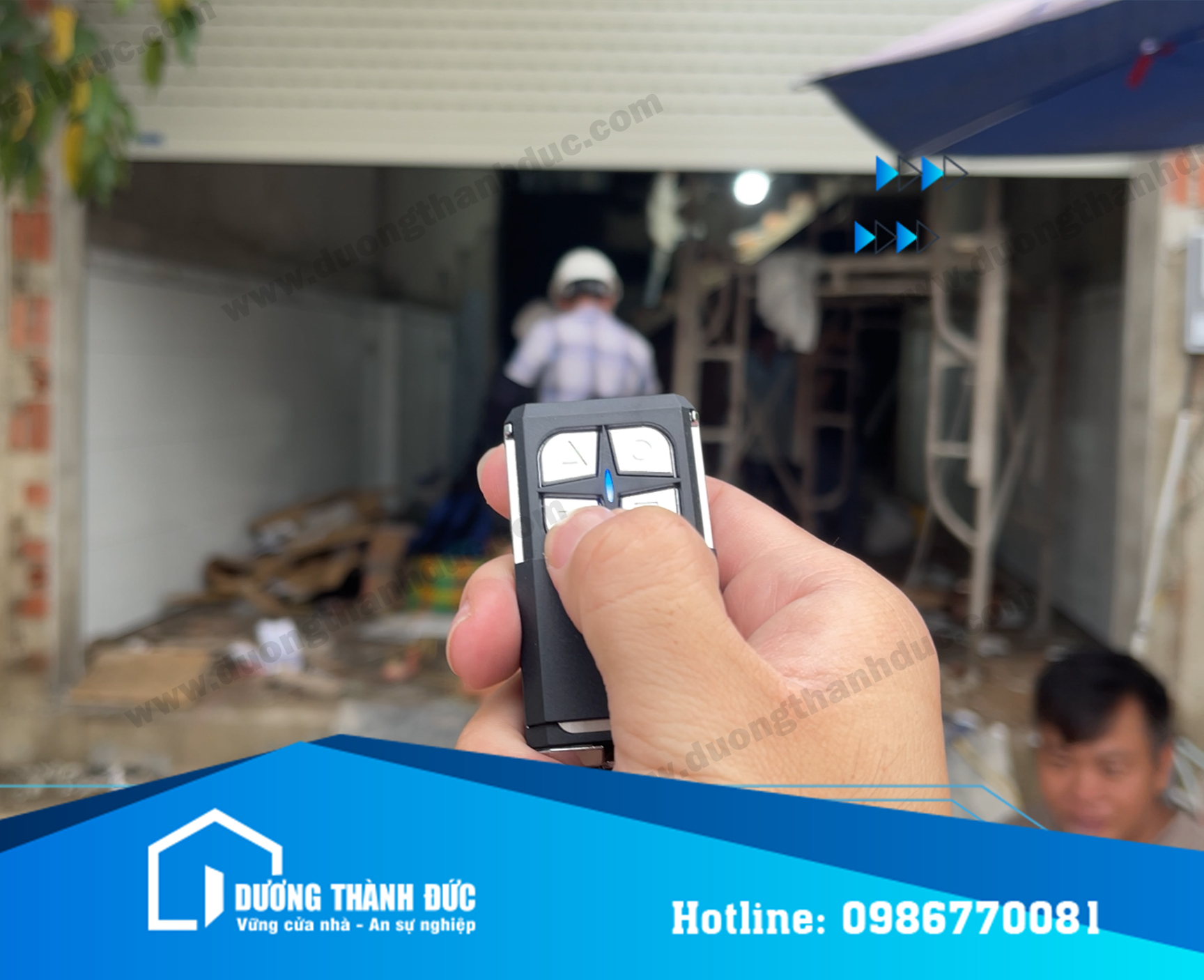 Dịch vụ điều khiển cửa cuốn Biên Hòa Đồng Nai– Làm Remote, sửa chữa, thay mới uy tín tại Dương Thành Đức