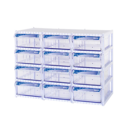 Tủ đựng linh kiện điện tử 12 ngăn Hàn Quốc GV-507