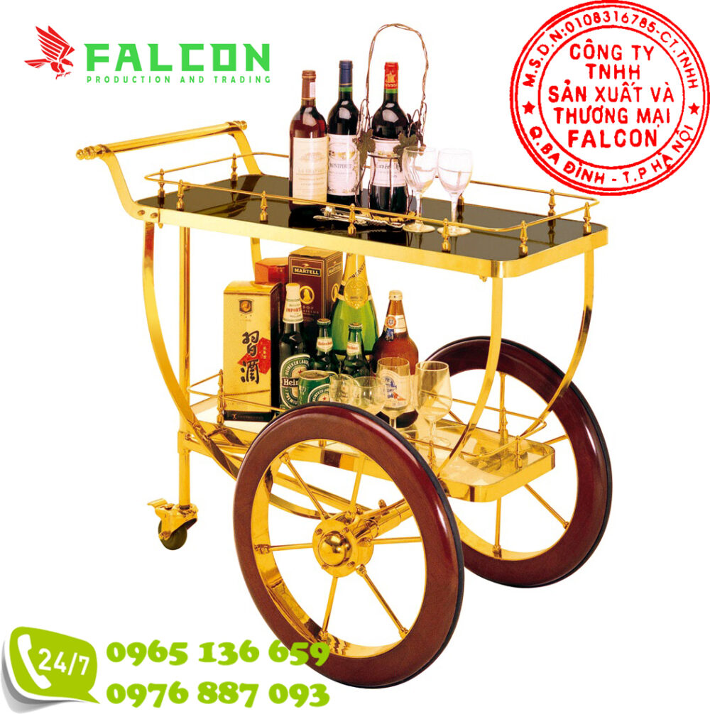 Xe đẩy đồ dùng khách sạn