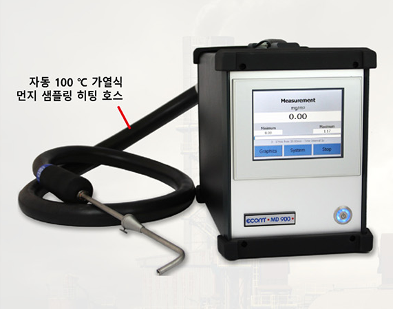 Máy phân tích bụi khí thải ống khói nhiệt độ cao MD 900