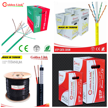 Cáp mạng Golden SFTP CAT5e CCA