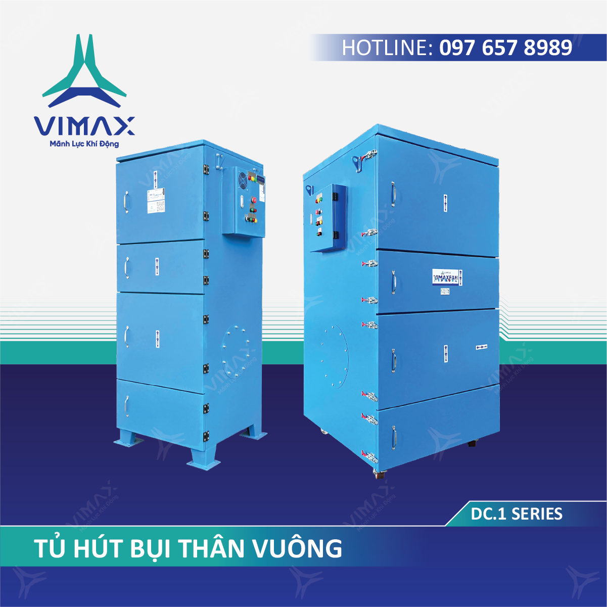 Tủ hút bụi thân vuông