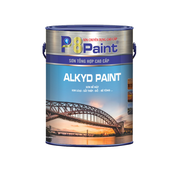 Sơn Alkyd chống rỉ ghi xám cao cấp (Lon 3kg)