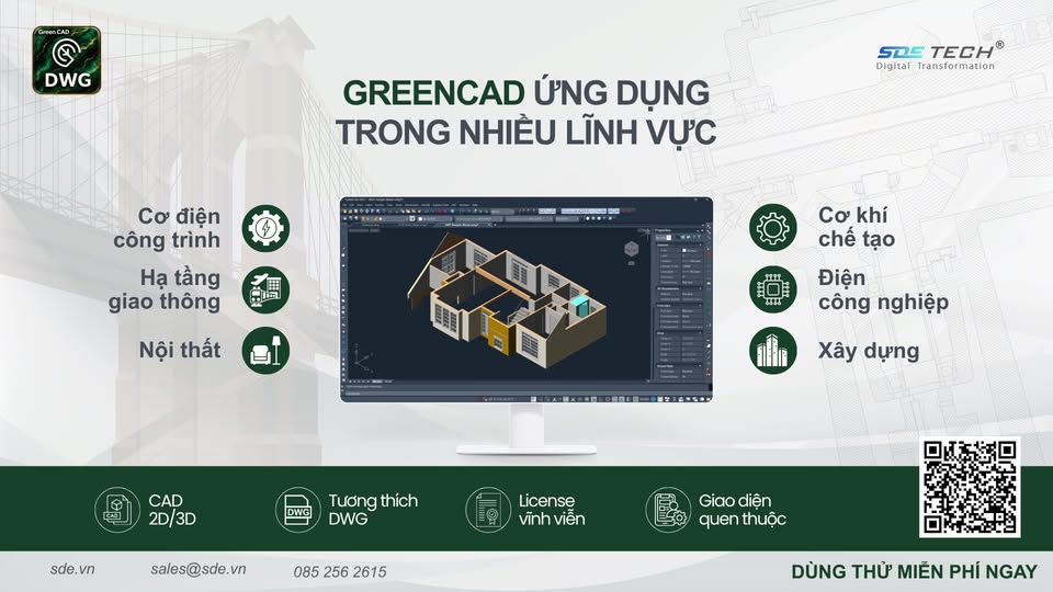 Phần mềm CAD 2D cho người học và kỹ thuật viên