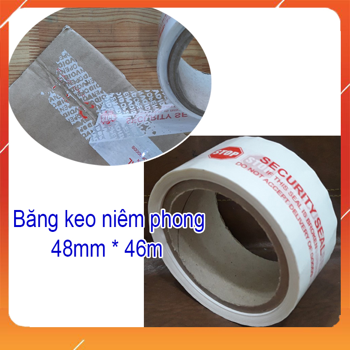 Băng keo niêm phong là gì ? Công dụng của băng keo niêm phong để lại vết keo