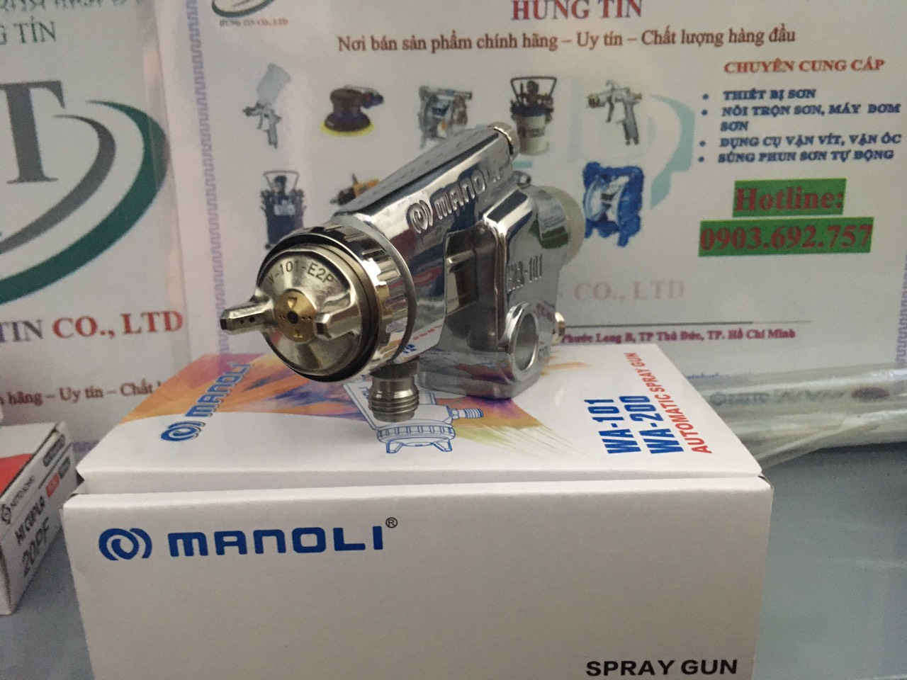 Súng phun sơn tự động MANOLI WA-101-102P