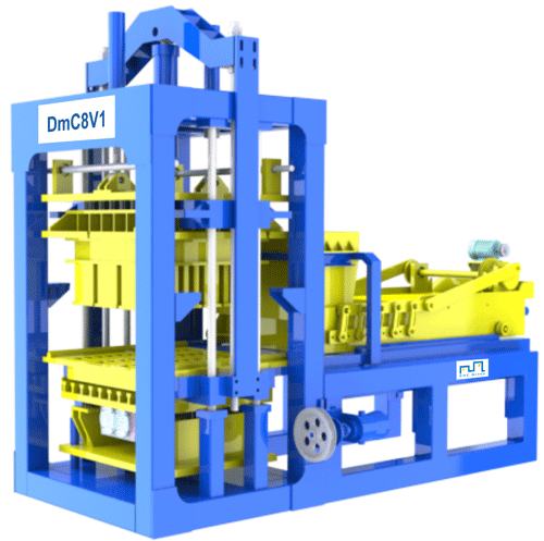 Máy tạo hình trong dây chuyền sản xuât gạch Block DmCline