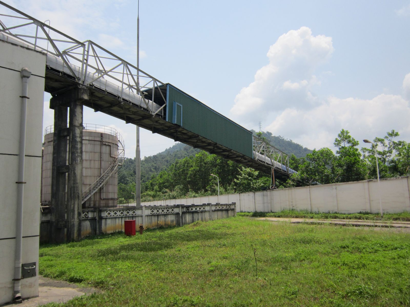 Cân băng tải cấp than