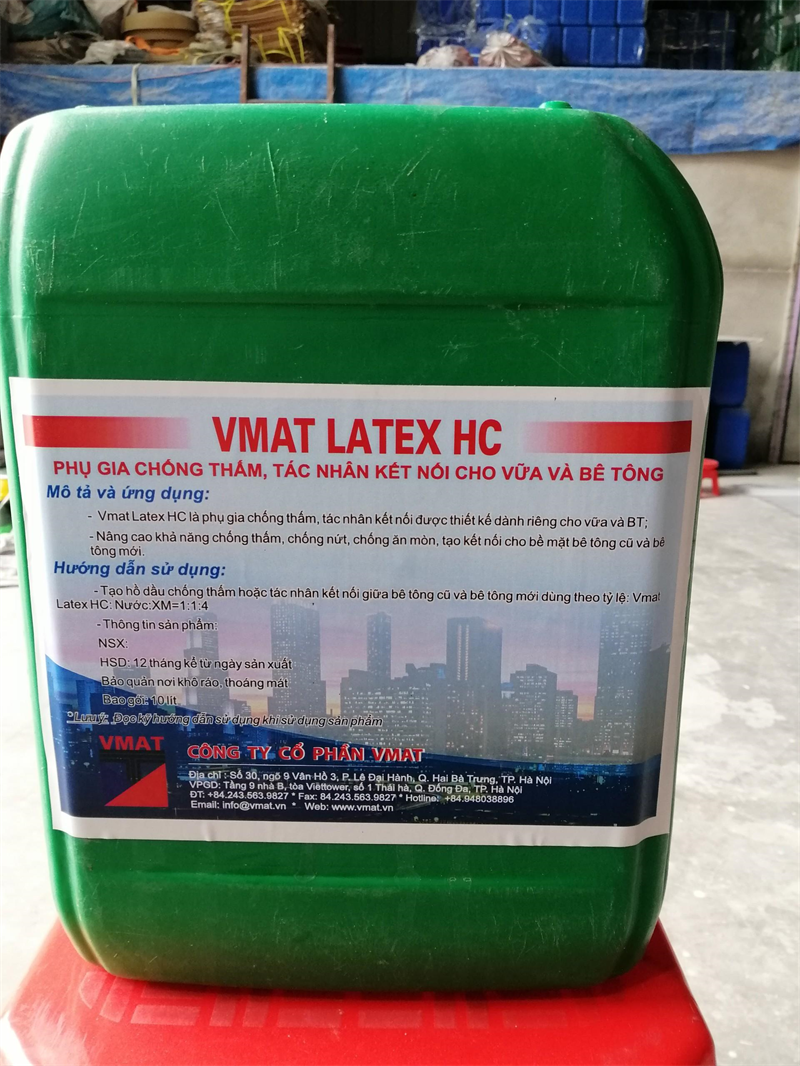 Phụ gia chống thấm Vmat Latex HC