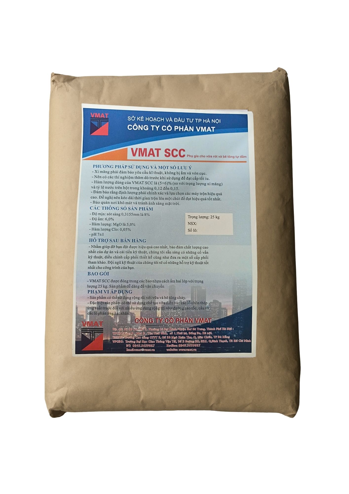 Phụ gia Vmat SCC