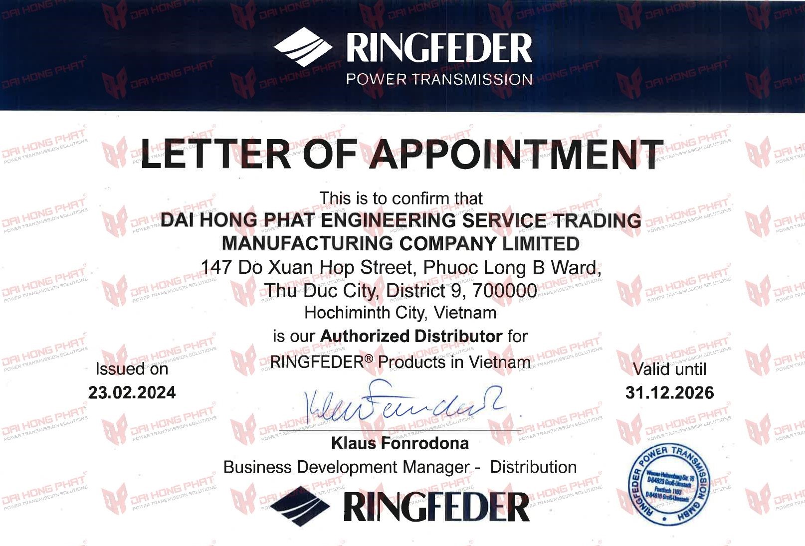 Khớp khóa trục Ringfeder RFN