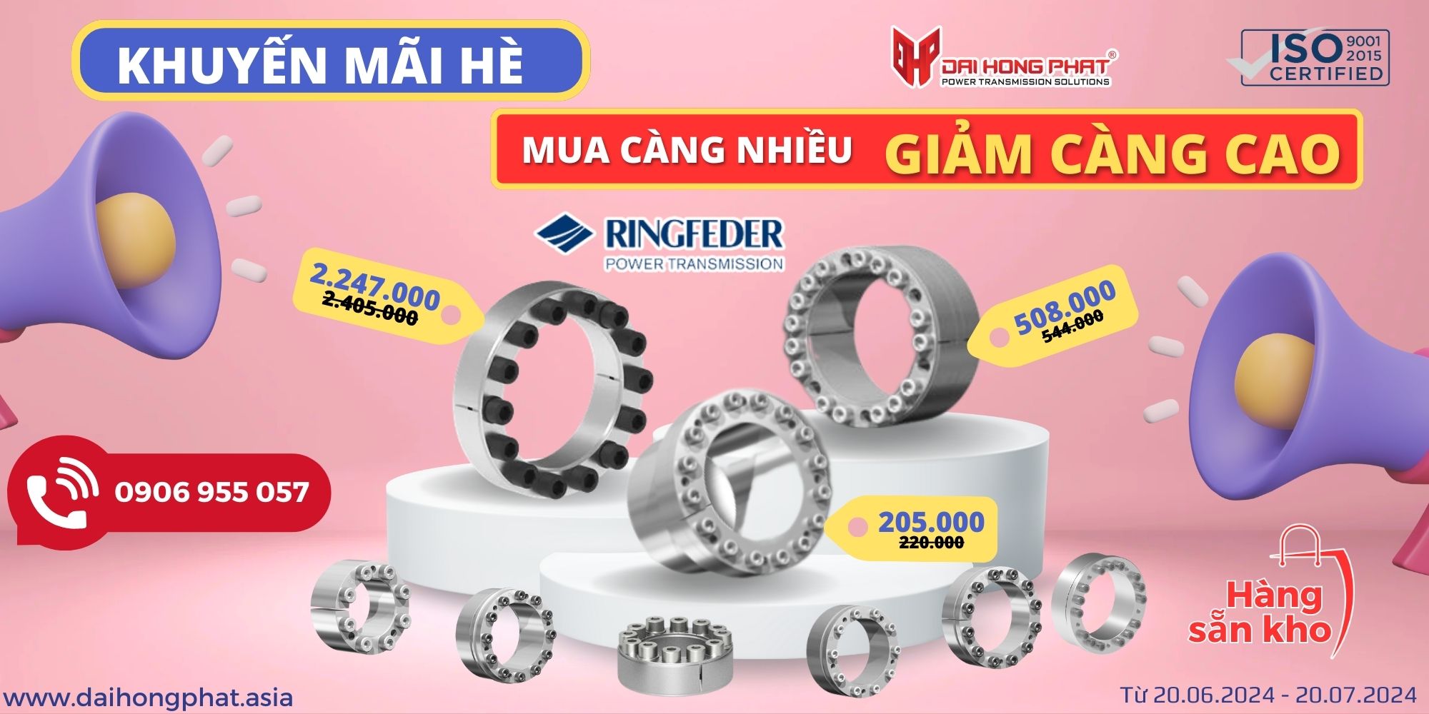 KHUYẾN MÃI HÈ - Mua càng nhiều - Giảm càng cao