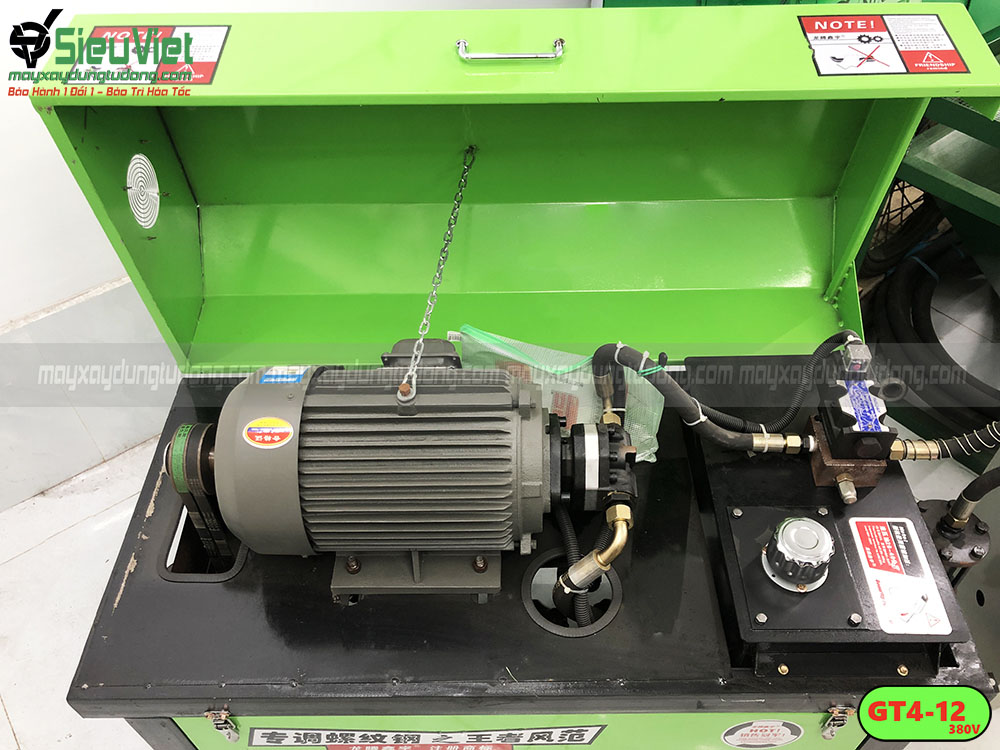 Máy duỗi cắt tự động GT4-12 (Điện 380V, 3 Pha)