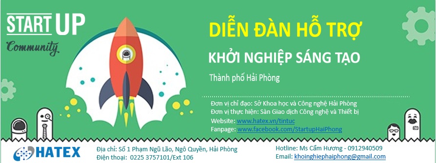 Hải Phòng: Tuyển chọn dự án khởi nghiệp đổi mới sáng tạo 2017