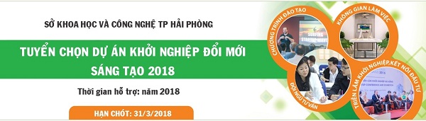 Thông báo tuyển chọn dự án khởi nghiệp đổi mới sáng tạo năm 2018